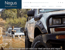 Tablet Screenshot of negusautoservices.com.au